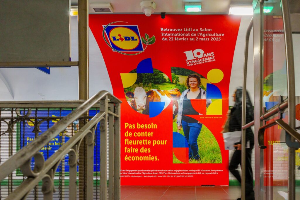 Publicité Métro LIDL