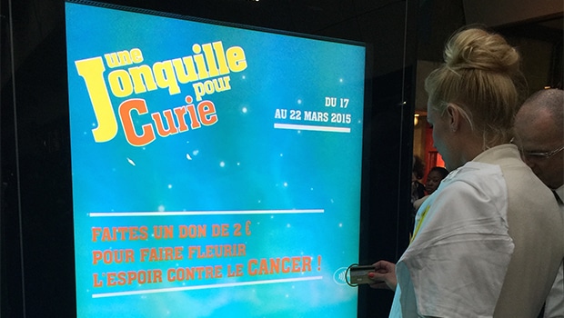 Institut Curie : première collecte numérique sans contact en gare de Paris-Montparnasse