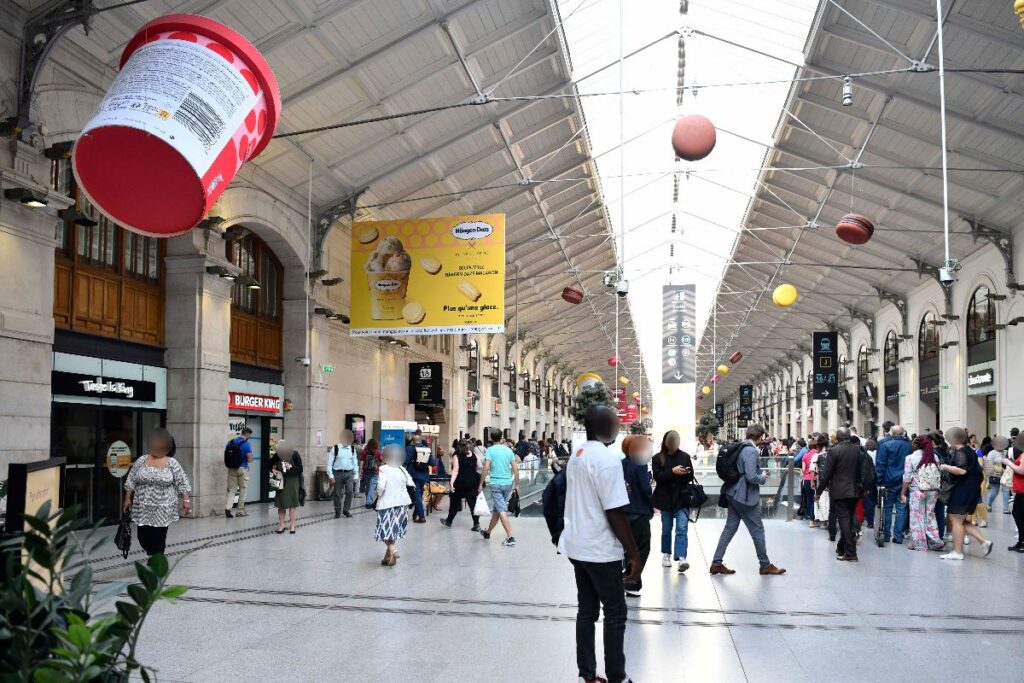 Publicité HAAGEN DAZS Gare Paris 1