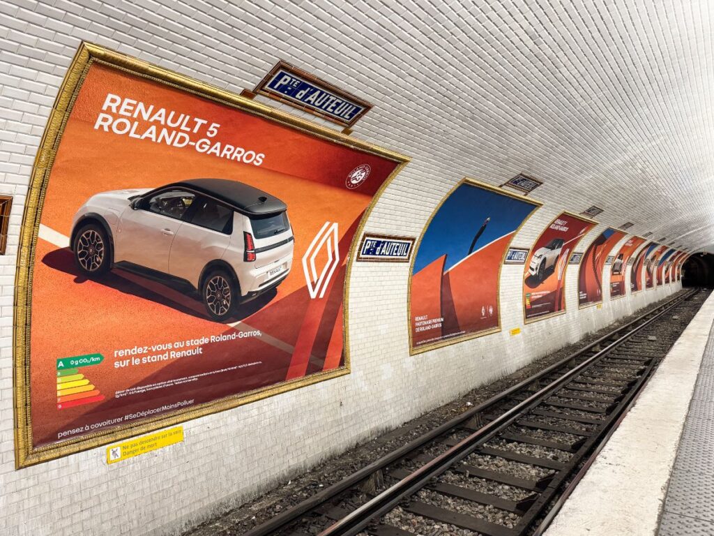 Publicité Renault metro event 2
