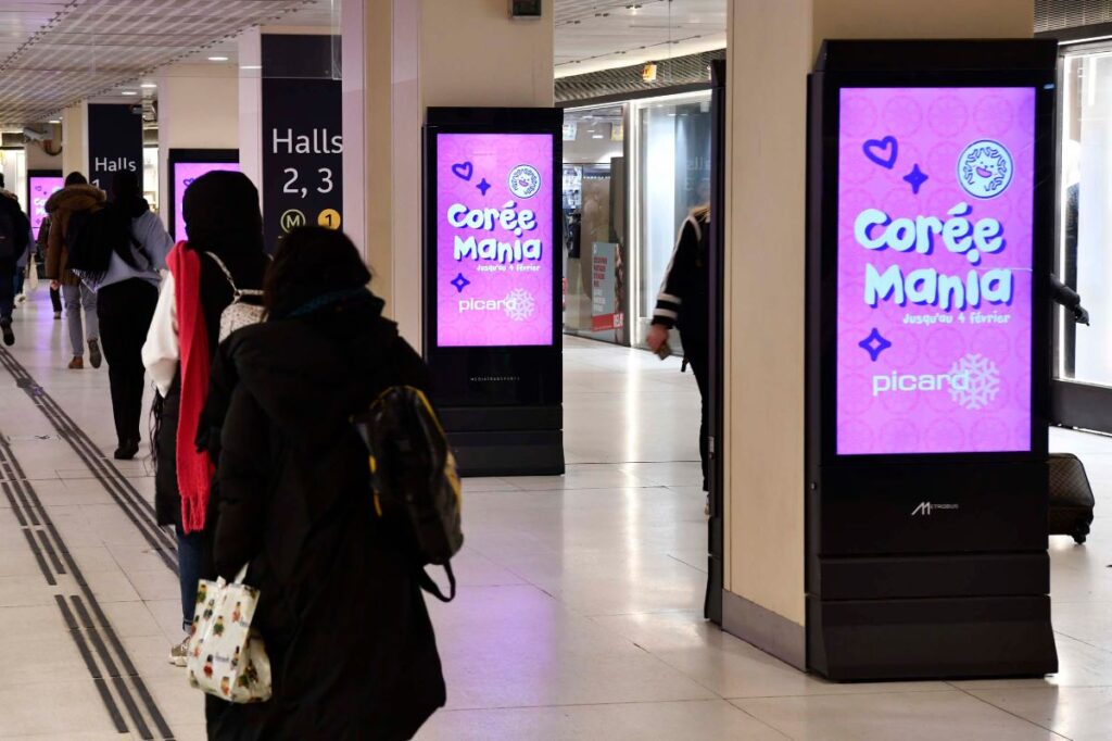 Publicité picard gare paris 1