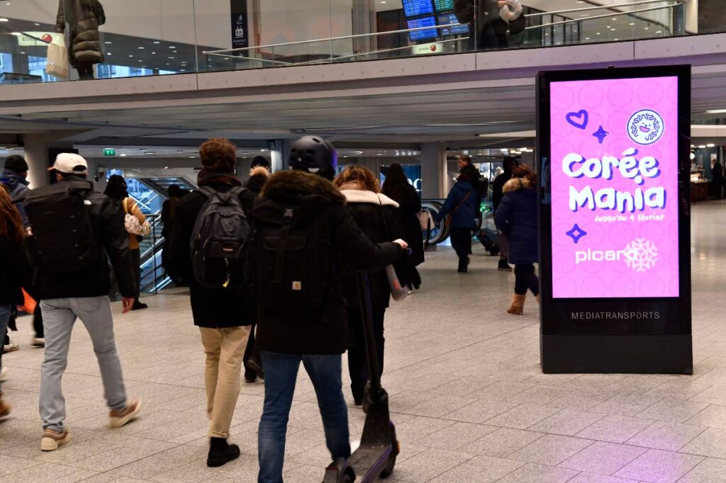 Publicité picard gare paris 3