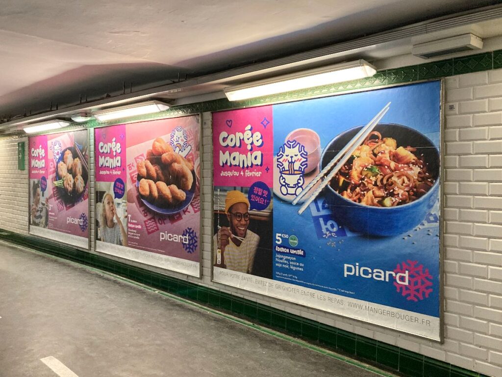 Publicité picard metro paris 1