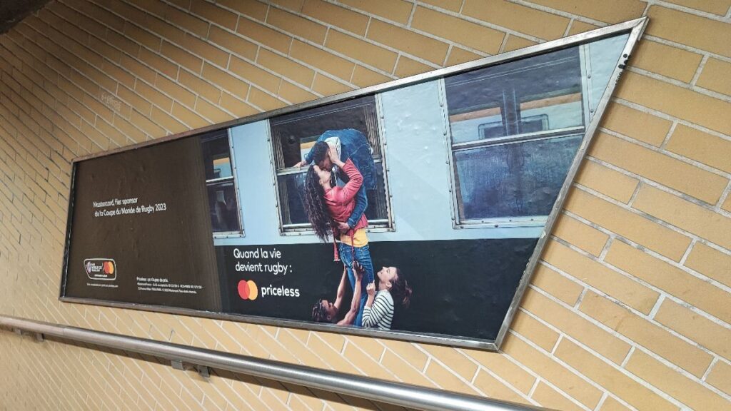 Publicité Mastercard metro 3