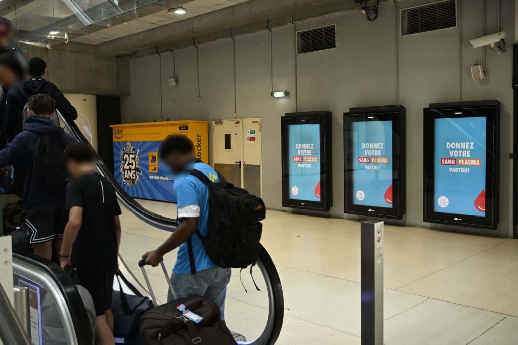 Publicité EFS programmatique Paris 5