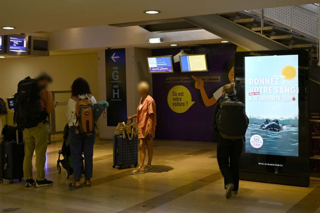 Publicité EFS programmatique Paris 6