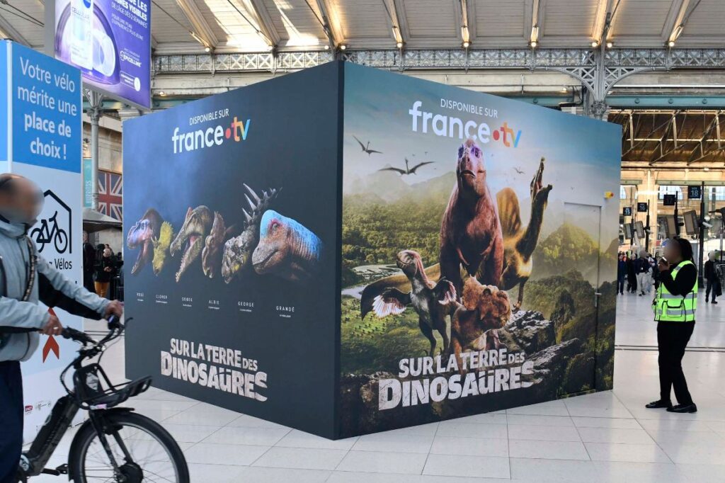 Publicité FranceTV cube3D Event Gare 4