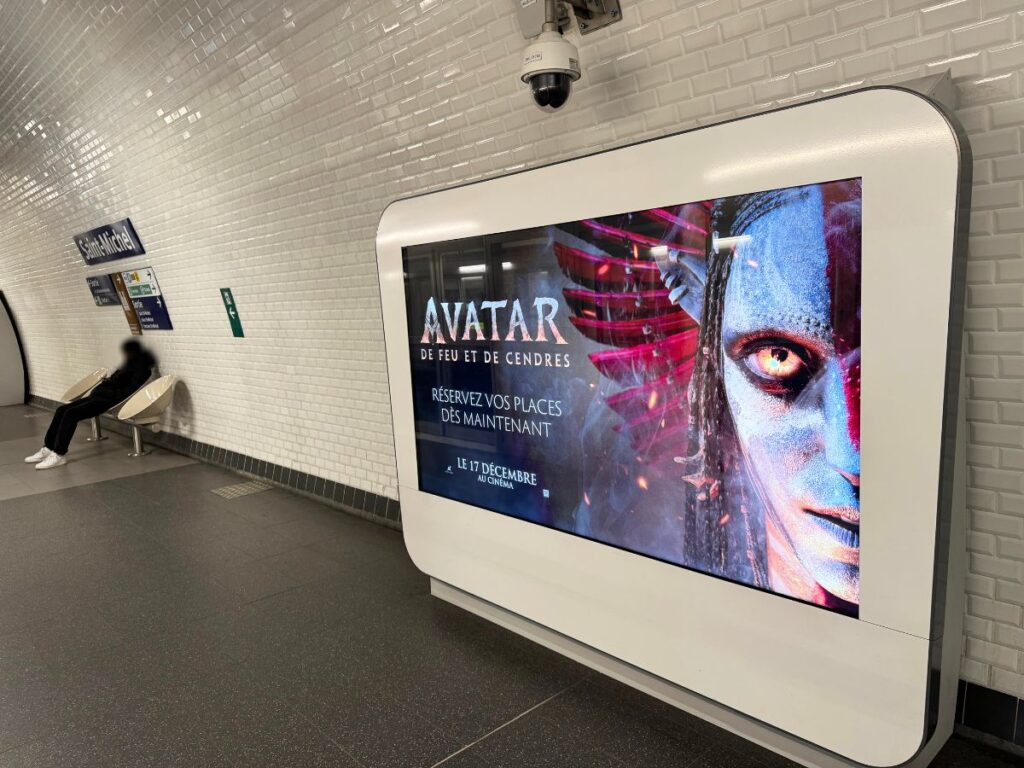 Publicité Avatar metro paris 2