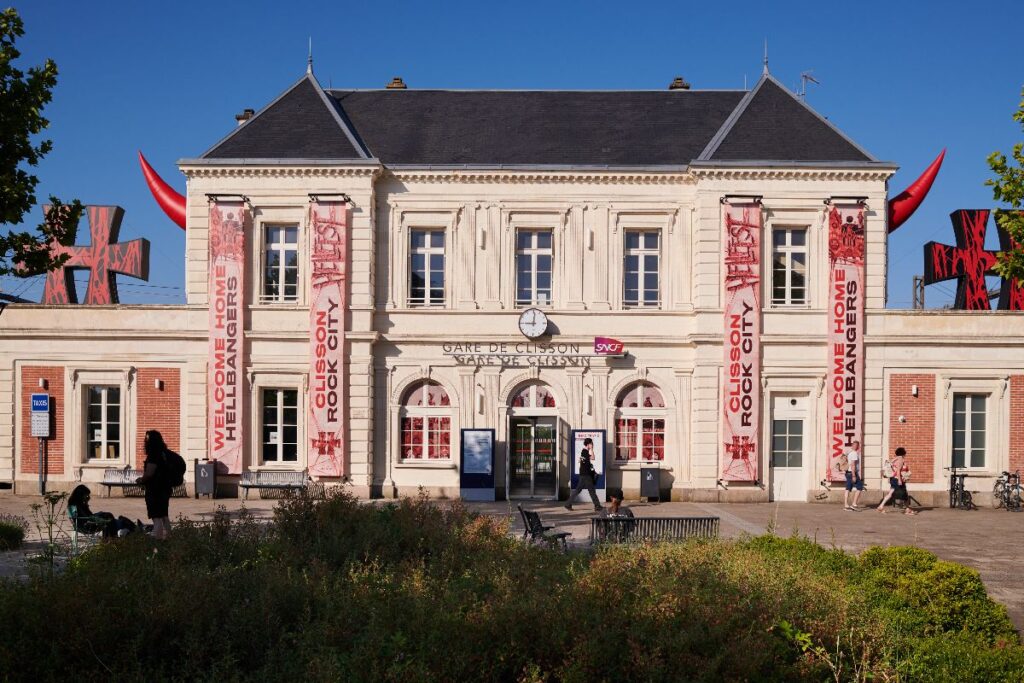 Publicité Event Hellfest Gare Nantes 2