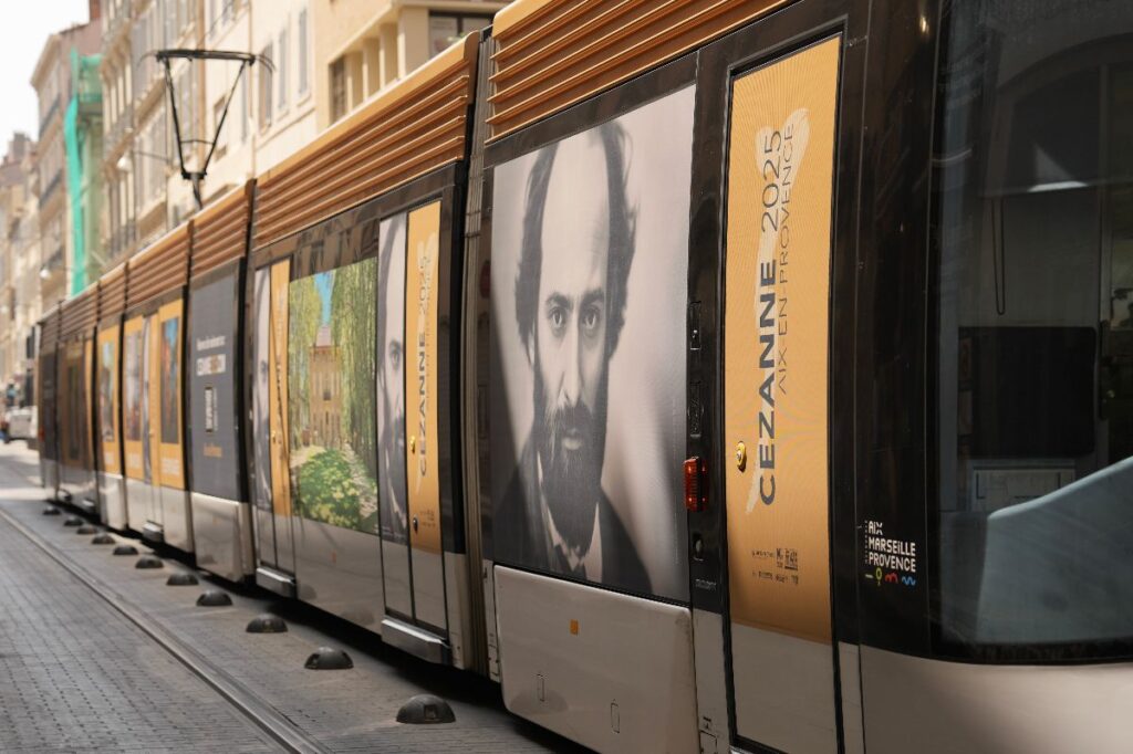 Publicité event musée granet tram marseille 1