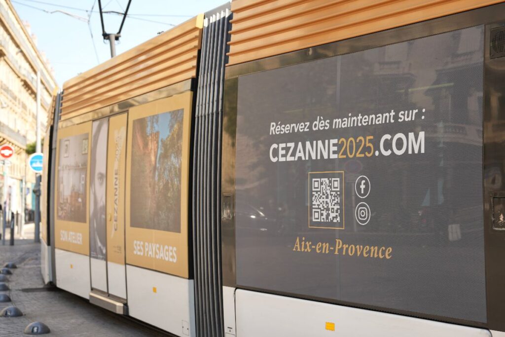 Publicité event musée granet tram marseille 10