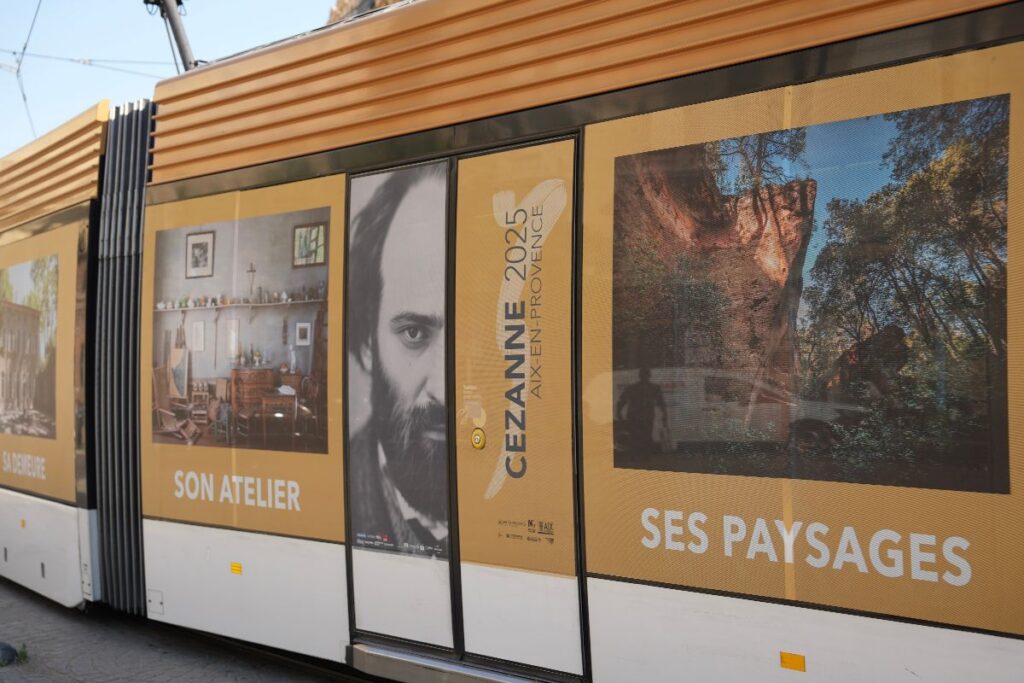 Publicité event musée granet tram marseille 11