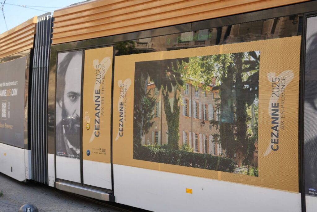 Publicité event musée granet tram marseille 12