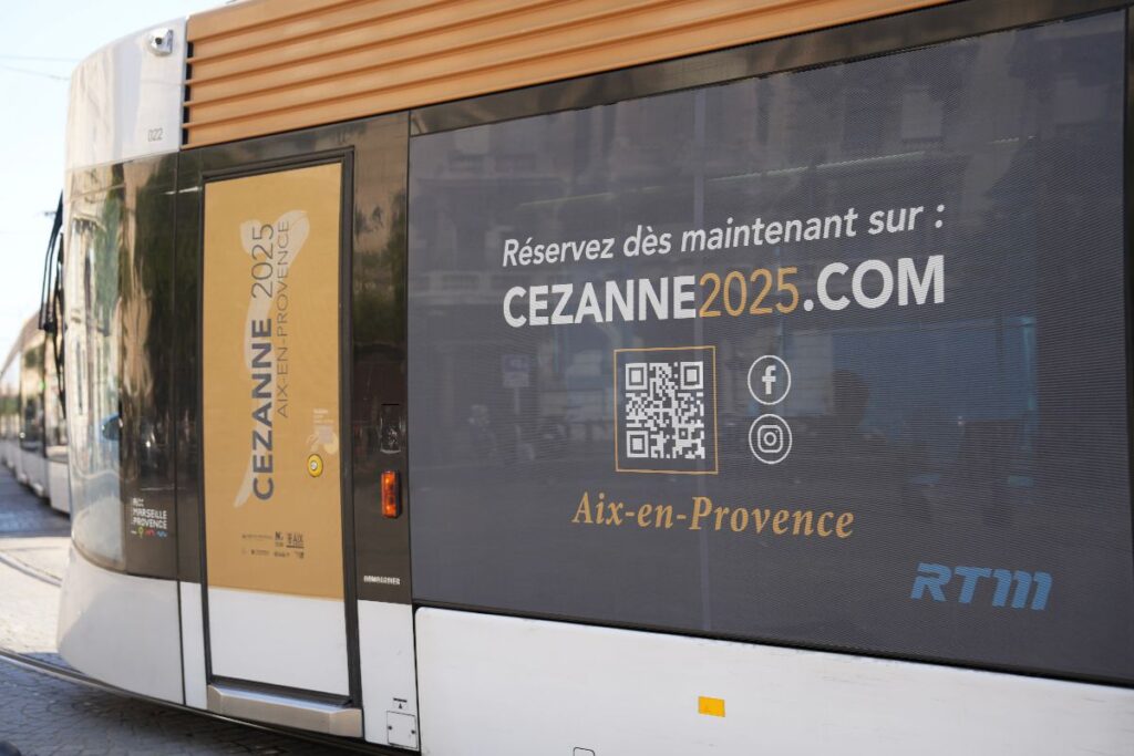 Publicité event musée granet tram marseille 13
