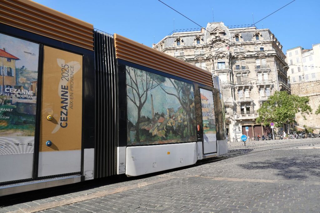 Publicité event musée granet tram marseille 2