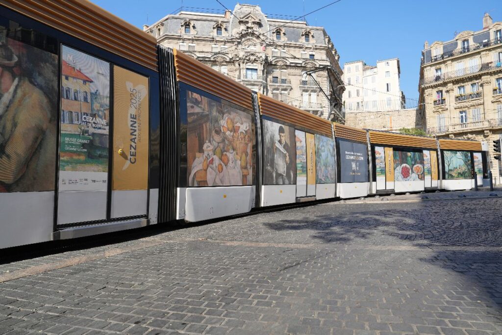 Publicité event musée granet tram marseille 4