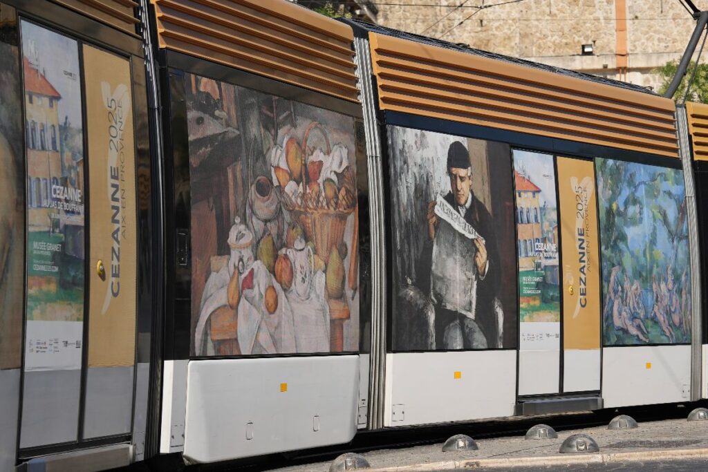 Publicité event musée granet tram marseille 5
