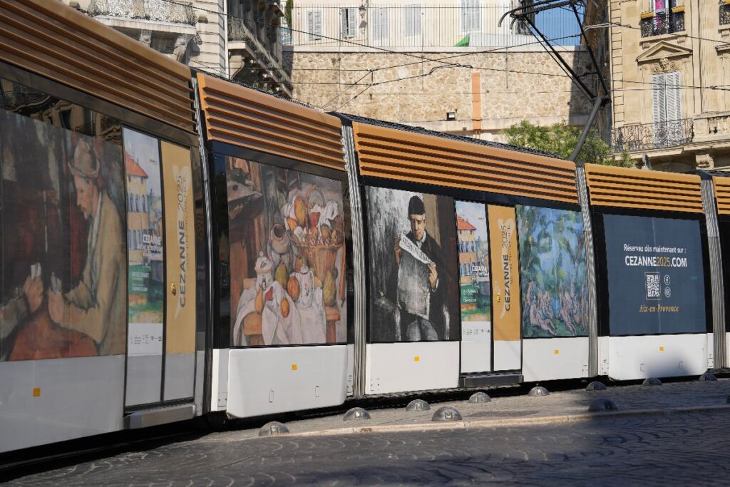 Publicité event musée granet tram marseille 6