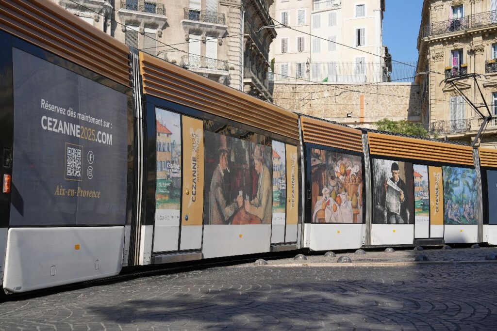 Publicité event musée granet tram marseille 7