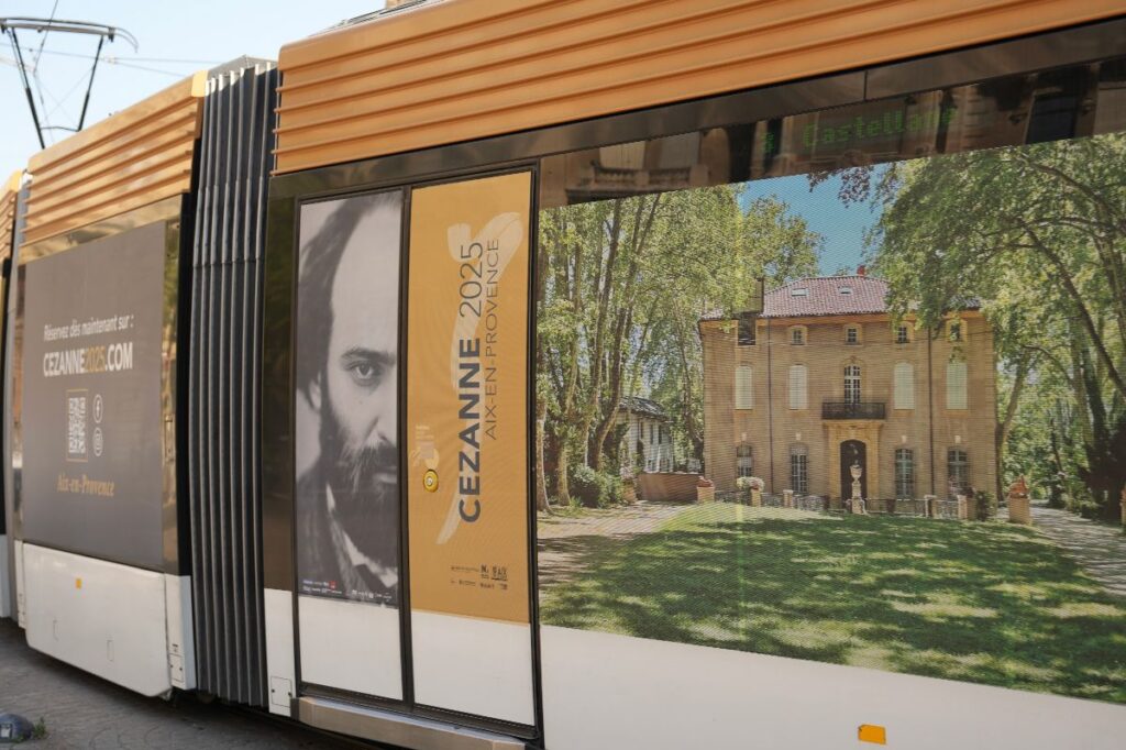 Publicité event musée granet tram marseille 9