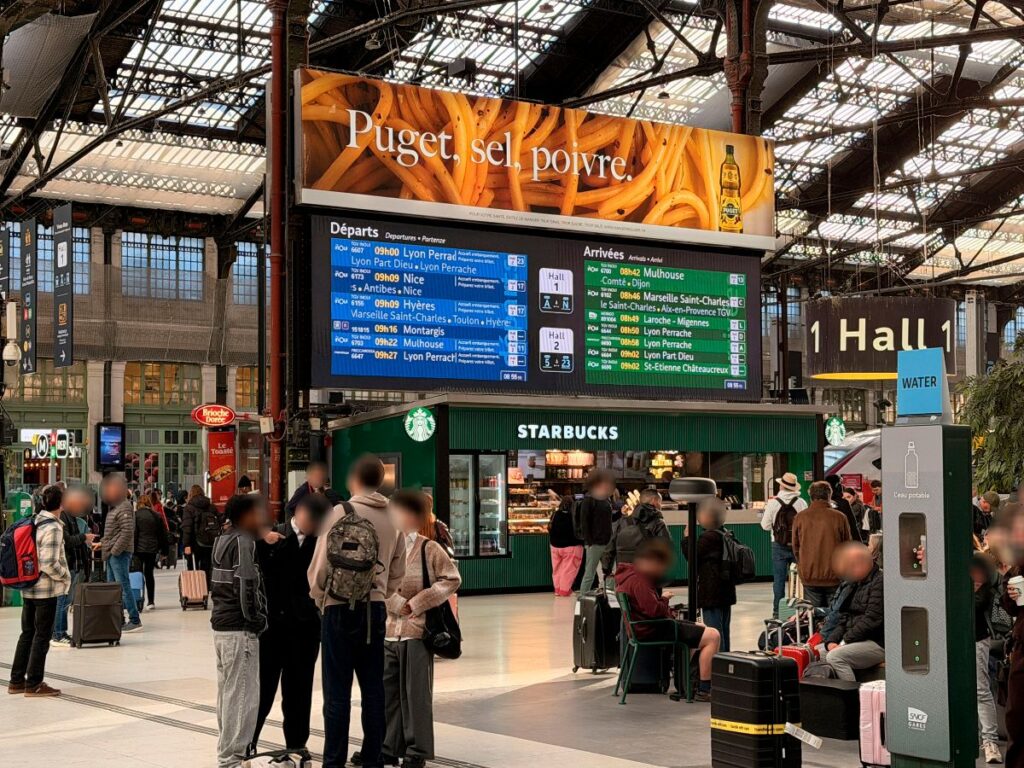 Publicité Puget gare paris lyon 2