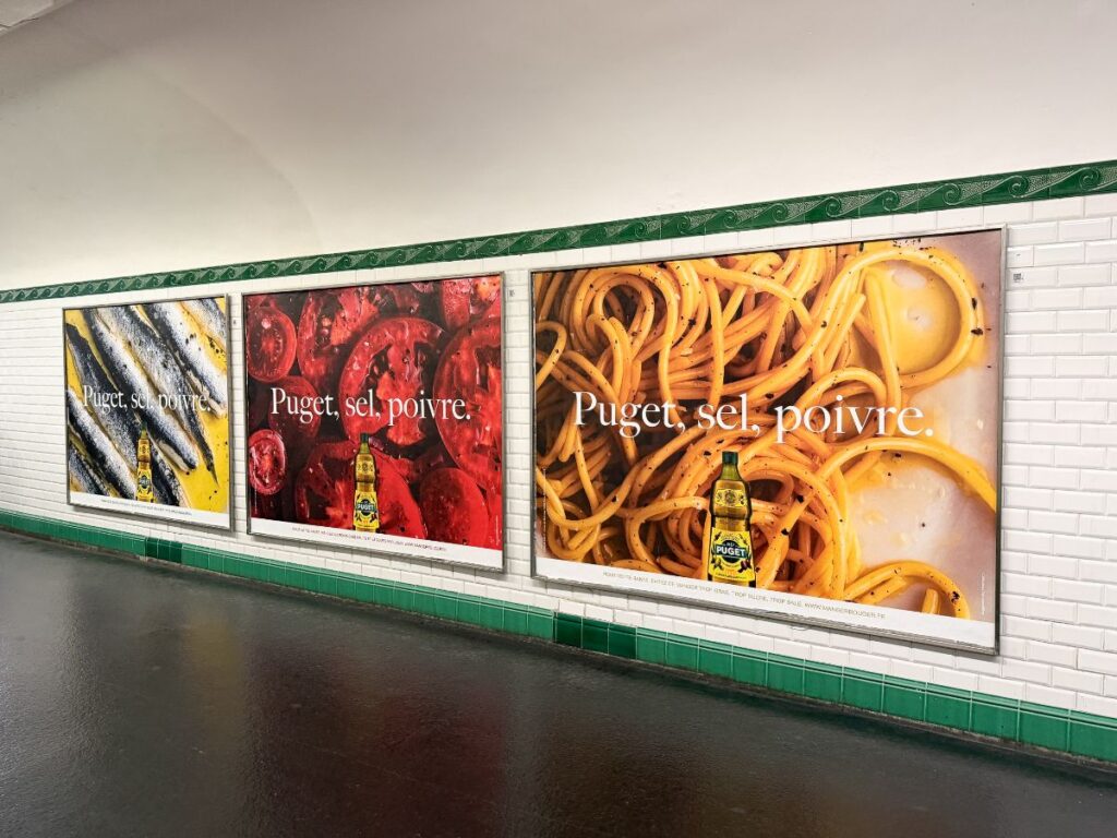 Publicité Puget metro paris 1