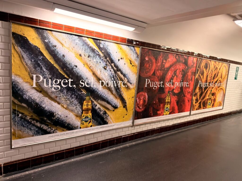 Publicité Puget metro paris 2