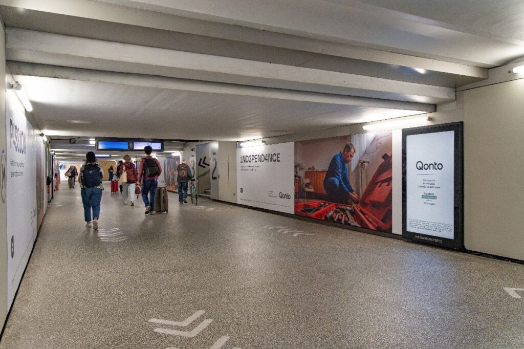 Publicité event gare Toulouse 3