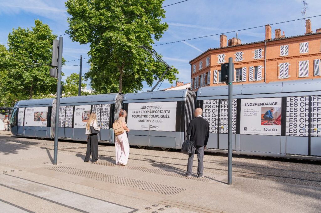 Publicité event tramway Toulouse
